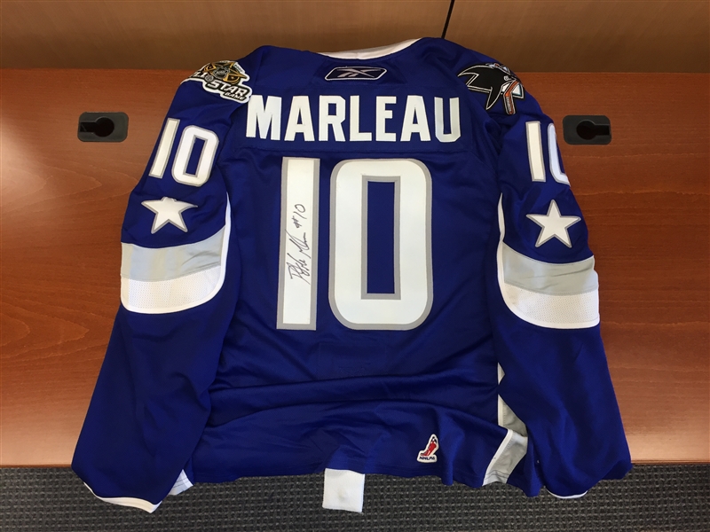 Patrick Marleau - Signed & Game Used (Period 2) Western Conference (San Jose Sharks) 2007 NHL All-Star Game Jersey (January 24th, 2007 
